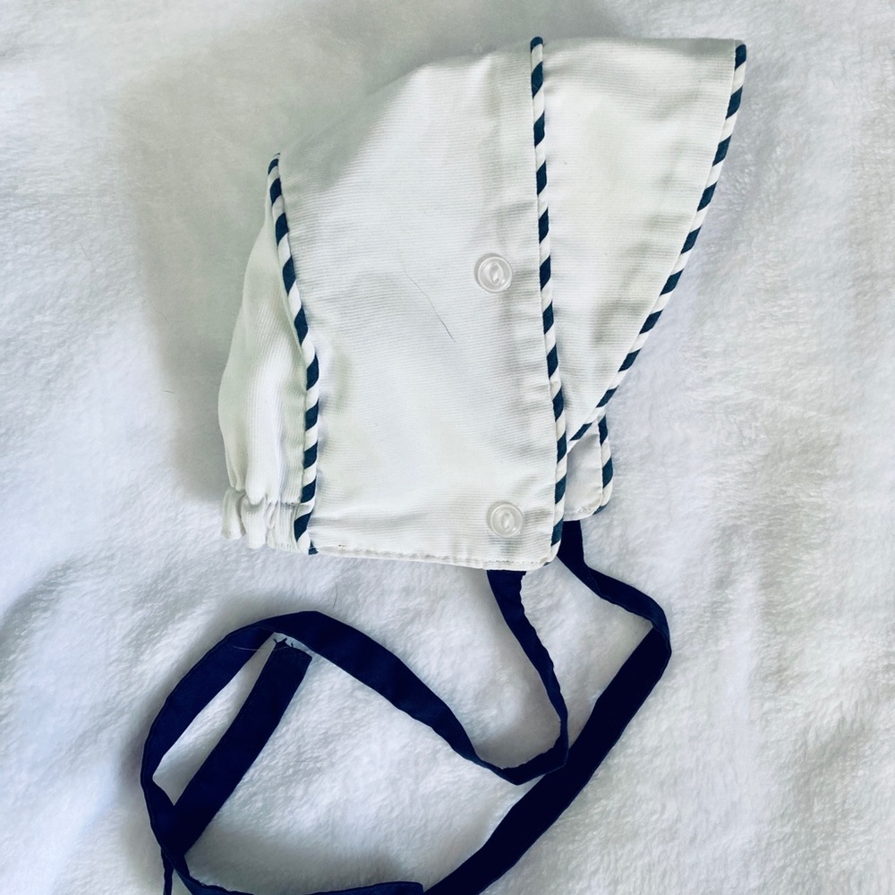 Beaufort Bonnet Co. White/Blue Barringer Boy Hat S